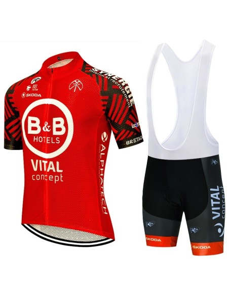 Ropa de ciclismo de verano con tirantes B&B Vital para disfrutar tus paseos