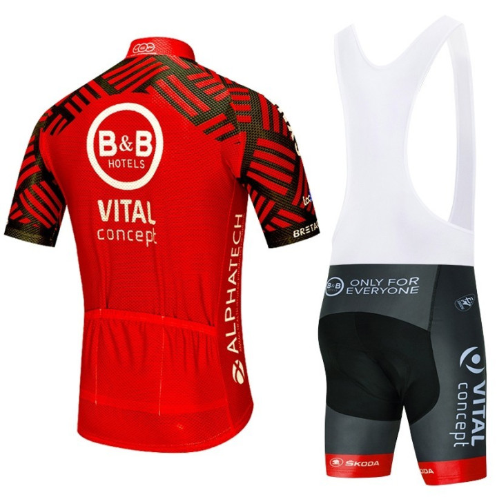 Ropa de ciclismo de verano con tirantes B&B Vital para disfrutar tus paseos