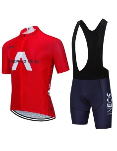 Conjunto de ciclismo corto Ineos Grenadier para el verano, comodidad y frescura aseguradas