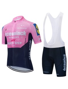 Conjunto de ciclismo corto Quick Step: comodidad y frescura para el verano