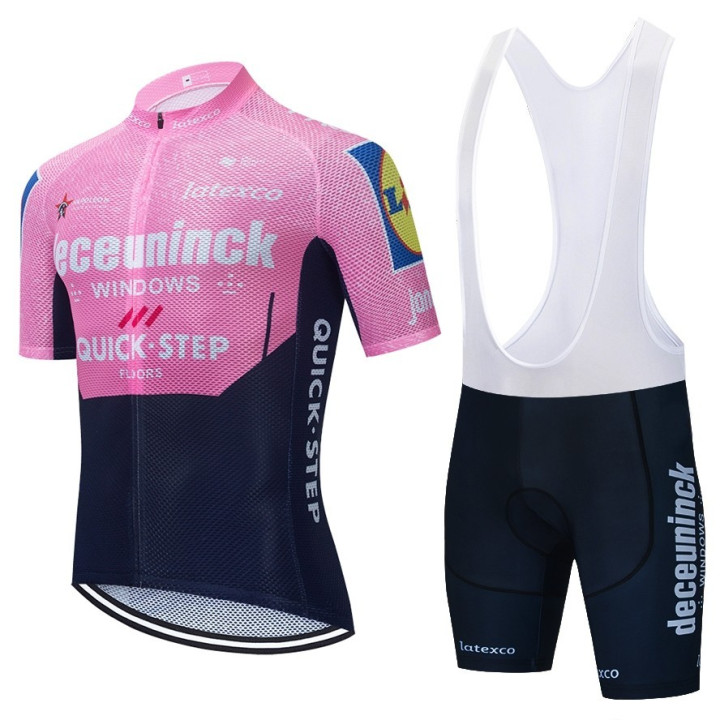 Conjunto de ciclismo corto Quick Step: comodidad y frescura para el verano