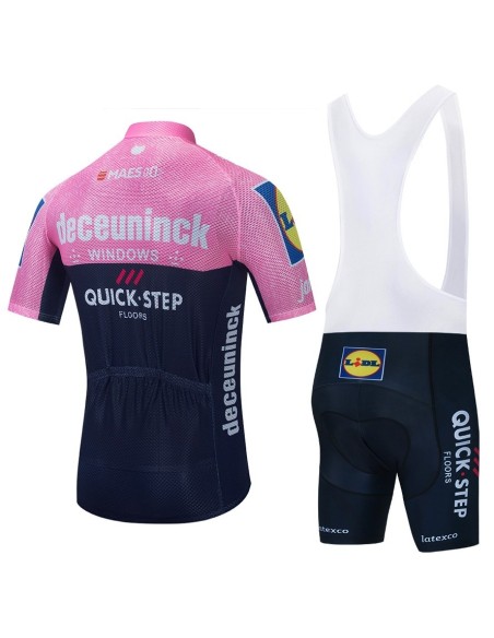 Conjunto de ciclismo corto Quick Step: comodidad y frescura para el verano