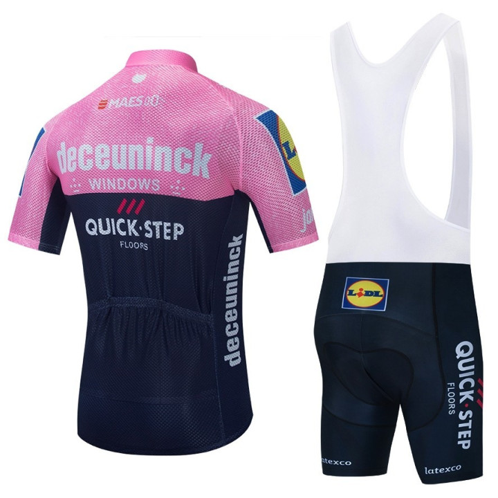 Conjunto de ciclismo corto Quick Step: comodidad y frescura para el verano
