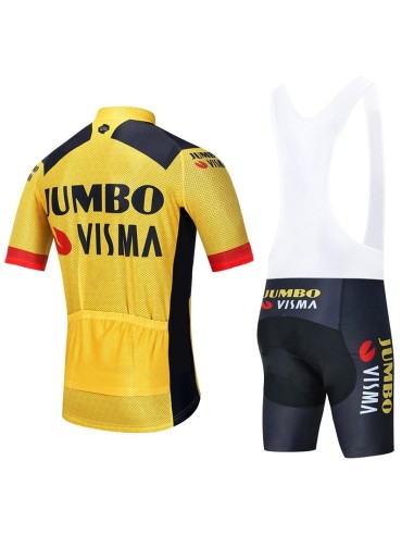 Conjunto corto de ciclismo JUMBO VISMA para disfrutar el verano cómodamente