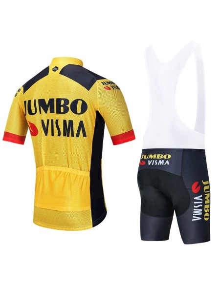 Conjunto corto de ciclismo JUMBO VISMA para disfrutar el verano cómodamente