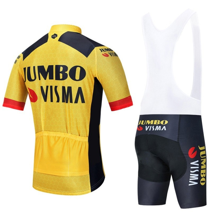 Conjunto corto de ciclismo JUMBO VISMA para disfrutar el verano cómodamente