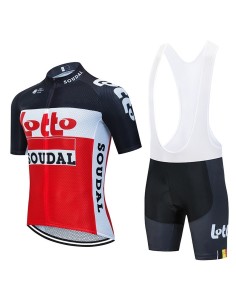 Conjunto corto de ciclismo Lotto Soudal para un verano fresco y cómodo