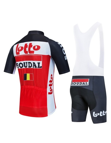 Conjunto corto de ciclismo Lotto Soudal para un verano fresco y cómodo