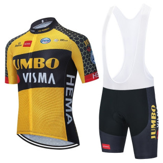 Conjunto de ciclismo JUMBO VISMA para verano: comodidad y estilo en cada pedaleada