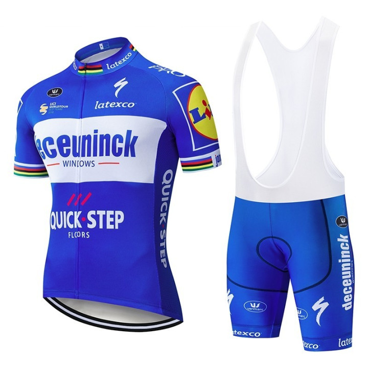 Conjunto de ciclismo Deceuninck Quick Step para verano: comodidad y frescura en cada pedalada