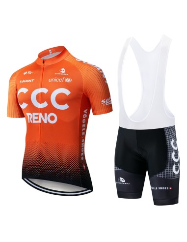 Conjunto de ciclismo CCC RENO para el verano: comodidad y frescura en cada pedalada