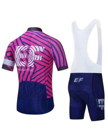 Conjunto de ciclismo corto de verano EF Education First: comodidad y estilo para tus paseos