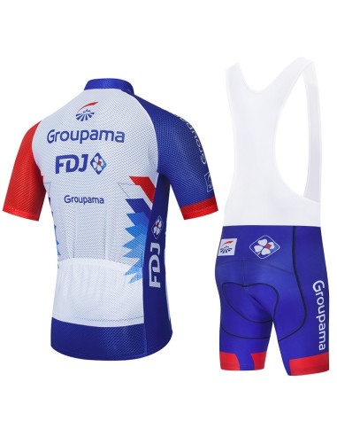 Ropa de ciclismo de verano con tirantes FDJ para disfrutar al máximo tus paseos