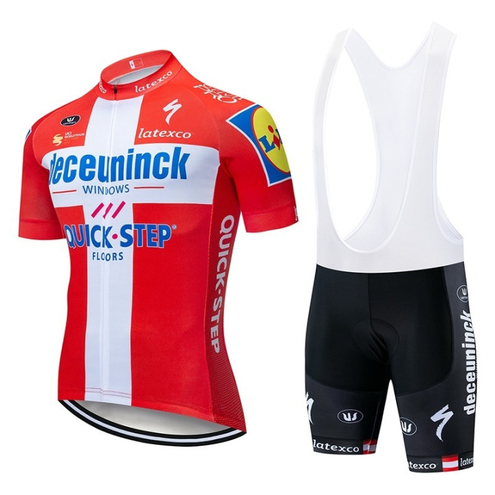 Conjunto de ciclismo Deceuninck Quick Step para un verano cómodo y fresco