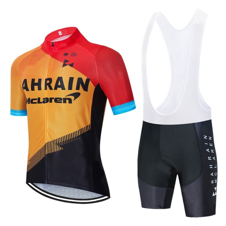 Conjunto de ciclismo corto BAHRAIN para el verano, comodidad y estilo para tus rutas