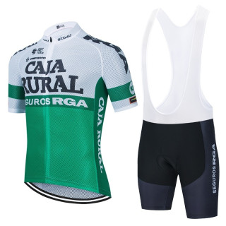 Conjunto de ciclismo corto CAJA RURAL: comodidad y frescura para tus rutas de verano