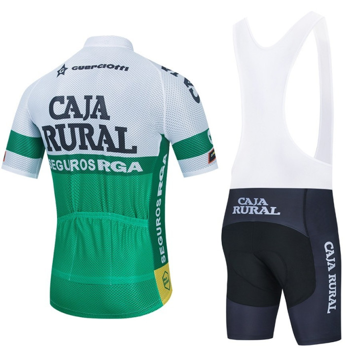 Conjunto de ciclismo corto CAJA RURAL: comodidad y frescura para tus rutas de verano