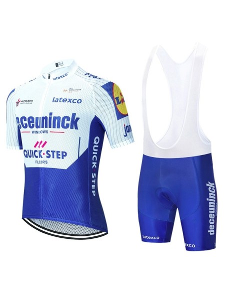 Ropa de ciclismo de verano con tirantes Deceuninck Quick Step para disfrutar al máximo en tus paseos