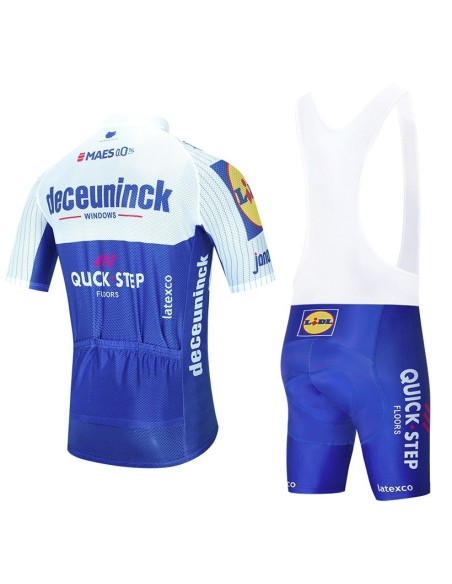 Ropa de ciclismo de verano con tirantes Deceuninck Quick Step para disfrutar al máximo en tus paseos