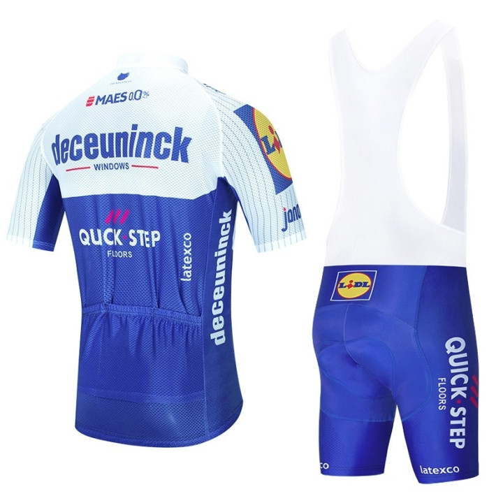 Ropa de ciclismo de verano con tirantes Deceuninck Quick Step para disfrutar al máximo en tus paseos