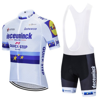 Conjunto de ciclismo corto Deceuninck Quick Step para el verano