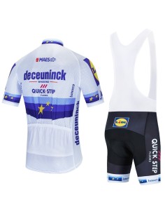 Conjunto de ciclismo corto Deceuninck Quick Step para el verano 2