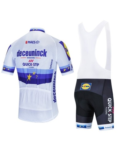 Conjunto de ciclismo corto Deceuninck Quick Step para el verano