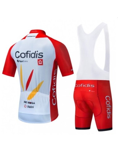 Ropa de ciclismo de verano con tirantes Cofidis para estar cómodo y fresco