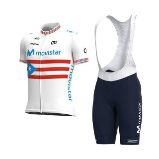 Conjunto de ciclismo de verano Movistar: comodidad y estilo en cada pedaleo