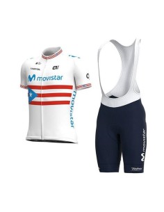 Conjunto de ciclismo de verano Movistar: comodidad y estilo en cada pedaleo