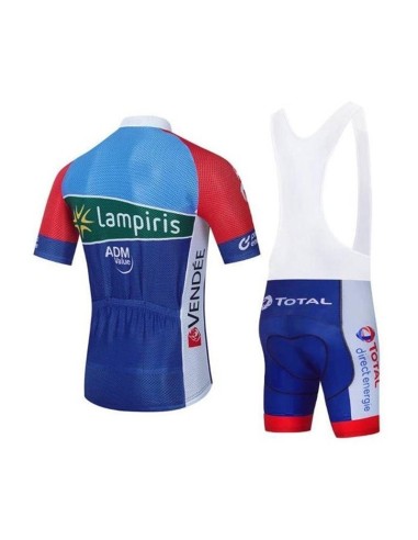 Conjunto de ciclismo corto de verano TOTAL DIRECT ENERGIE para pedalear cómodo y fresco