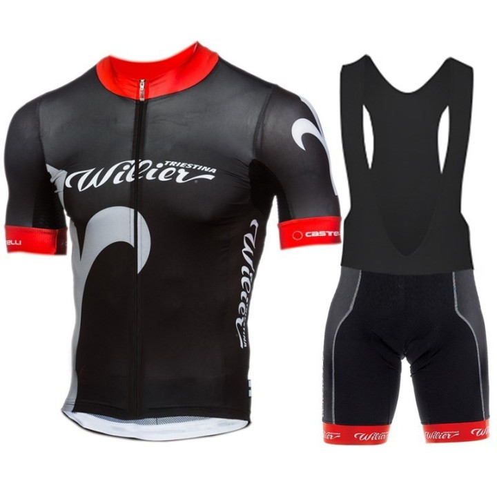 "Conjunto de ciclismo corto Wilier: comodidad y frescura para tus paseos"