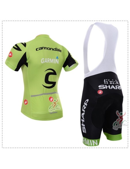 Conjunto de ciclismo corto Garmin Cannondale para un verano cómodo y fresco