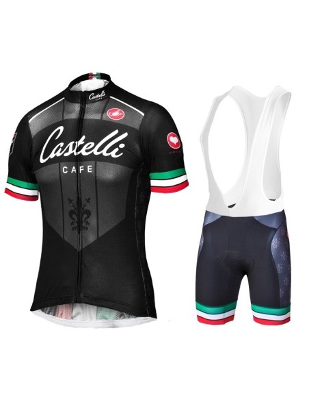 Conjunto de ciclismo corto Castelli Cafe: comodidad y estilo para tus paseos