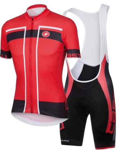 Equipación corta Castelli para ciclistas: comodidad y estilo para el verano