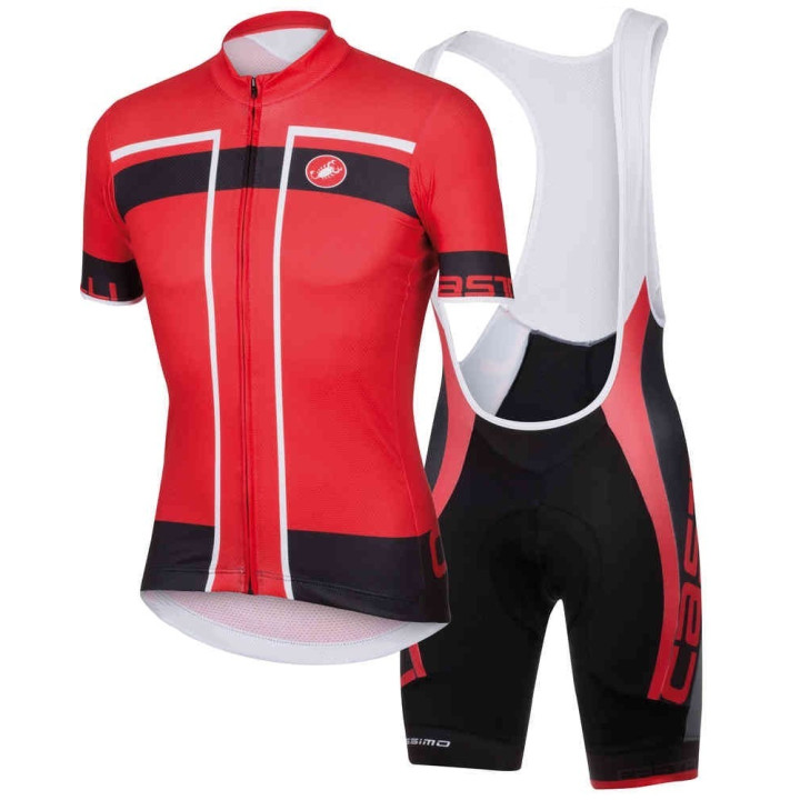 Equipación corta Castelli para ciclistas: comodidad y estilo para el verano