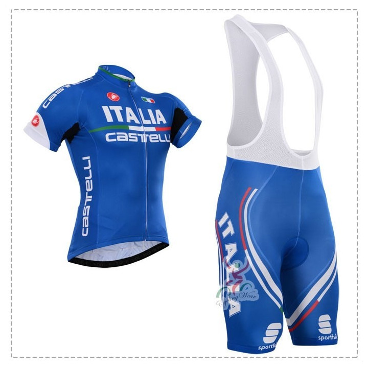 Conjunto corto de ciclismo Italia Castelli: comodidad y estilo para tus paseos