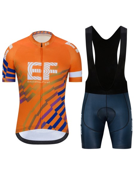 Conjunto corto de ciclismo EF: comodidad y estilo para tus rutas
