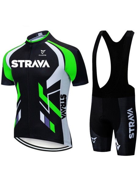 Conjunto de ciclismo corto STRAVA: comodidad y frescura para tus paseos