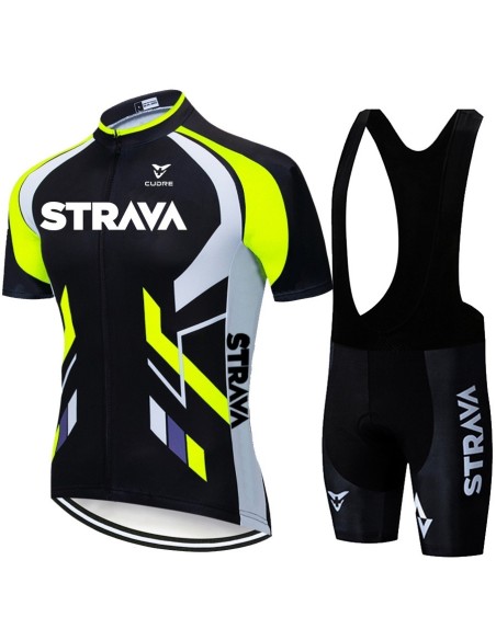 Conjunto corto de ciclismo STRAVA: comodidad y estilo para tus rutas