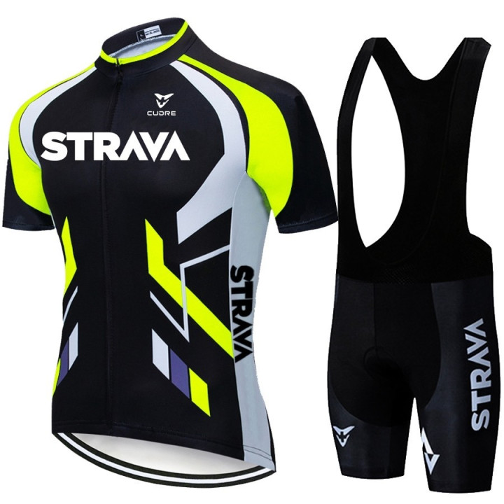 Conjunto corto de ciclismo STRAVA: comodidad y estilo para tus rutas
