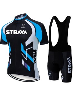 Conjunto corto de ciclismo STRAVA: comodidad y frescura para tus pedaladas