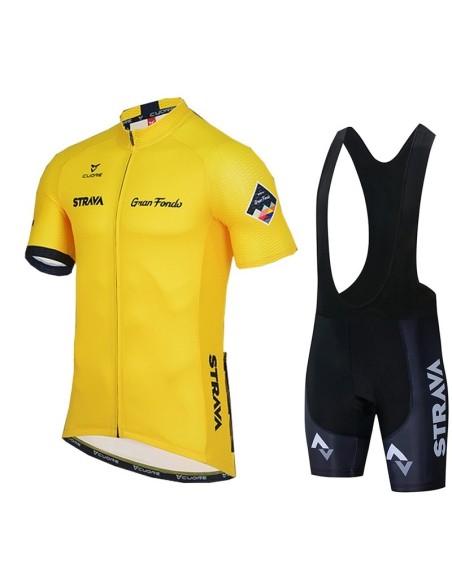 Conjunto corto de ciclismo STRAVA: comodidad y frescura para tus rutas