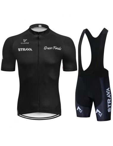 Conjunto corto de ciclismo STRAVA: comodidad y estilo para tus rutas
