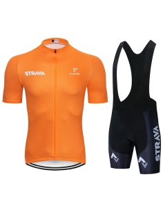 Conjunto de ciclismo corto STRAVA para pedalear cómodo y fresco