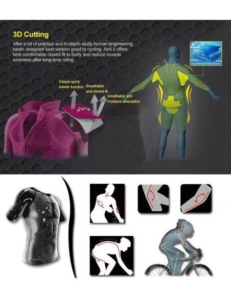 Conjunto corto de ciclismo LA VUELTA ALICANTE para un verano cómodo y fresco