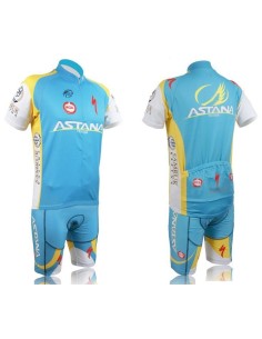 Conjunto corto de ciclismo Astana: comodidad y frescura para tus rutas 2