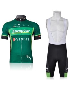 Conjunto corto de ciclismo Europcar: comodidad y estilo para tus rutas