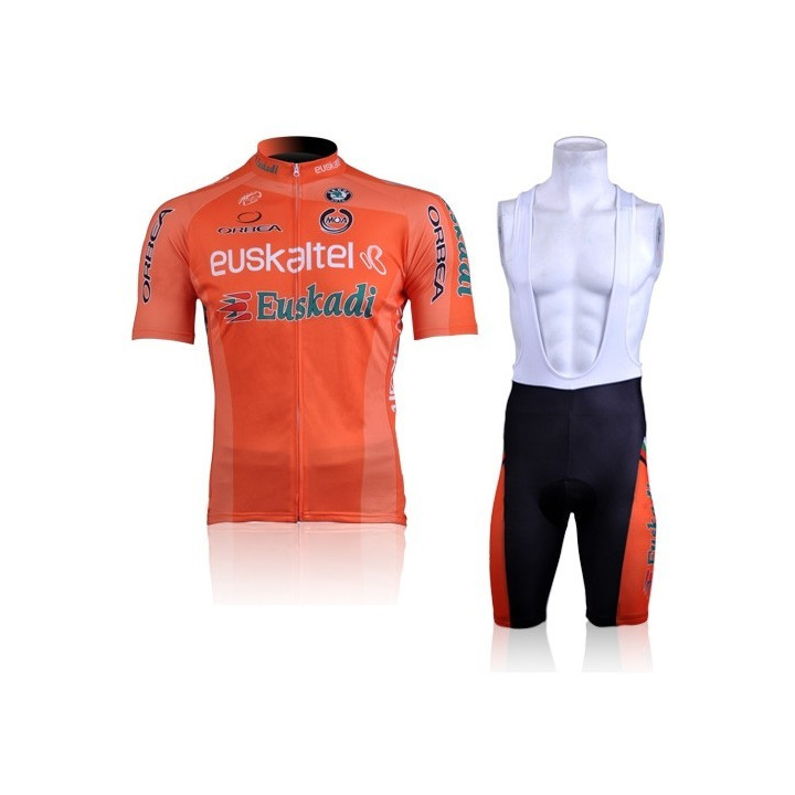 Conjunto corto de ciclismo Euskaltel Euskadi: comodidad y estilo para tus rutas