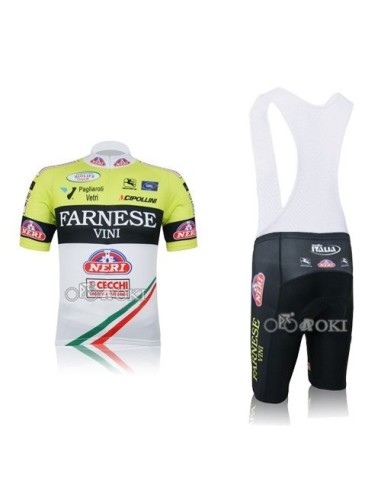 Conjunto corto de ciclismo Farnese Vini: comodidad y estilo para tus paseos
